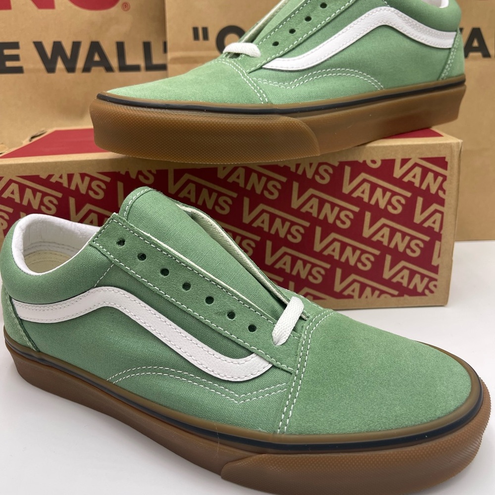 Vans WMNS Old Skool (Gum)
Basil/True White Sneakers Mint
VN0A38G19M0 - Picture 12 of 16